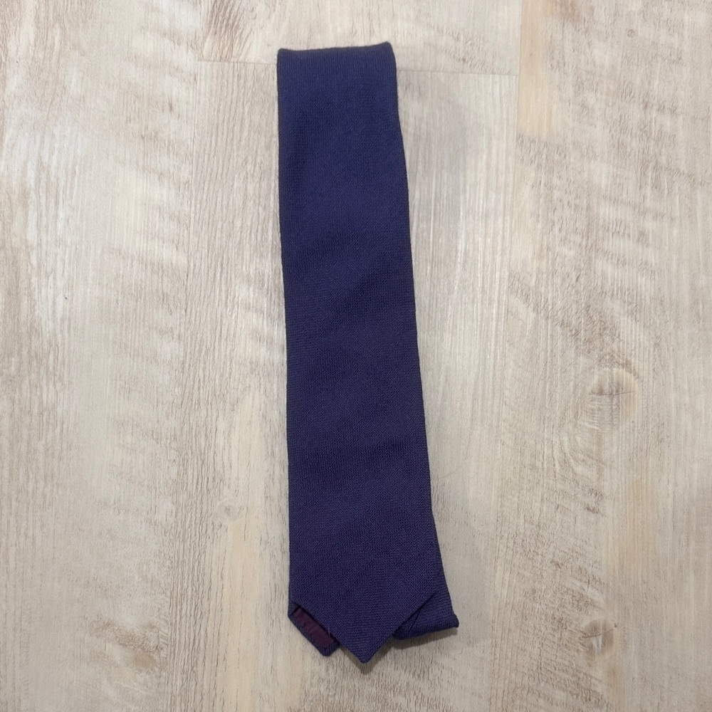 The Men’s Store Bloomingdale’s Purple Lamb Wool Tie